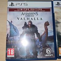 AC VALHALLA E HOGWARTS LEGACY PS5 , SPIDERMAN PS4 