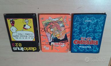 LOTTO 3 DIARI SCOLASTICI ANNI 70/80 - VINTAGE