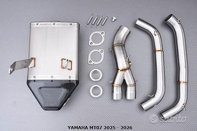 Linea completa / Scarico YAMAHA MT07 2025 - 2026