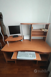 Scrivania porta computer