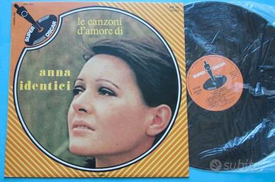Vinile 33 rpm ANNA IDENTICI
"Le canzoni d'amore"

