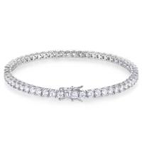 Bracciale Tennis Luxury – Argento 925 Placcato Oro