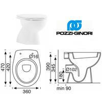 Water WC Vaso Cesso - Pozzi Ginori Colibrì 2