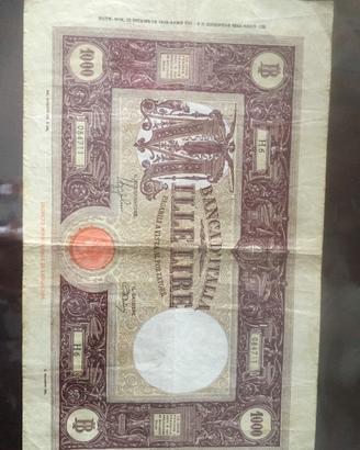 Banconota 1000 mille lire