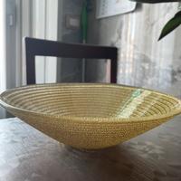 Centotavola in vetro color oro IVV.
