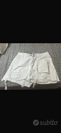 Pantaloncini jeans bianchi donna