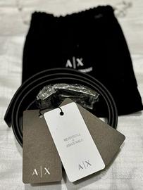 Cintura Armani Exchange reversibile