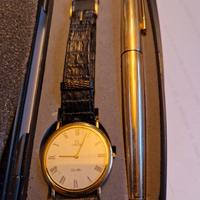kit orologio e penna stilografica