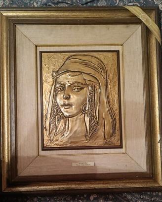 Quadro Sciltian Viso di Donna Indiana