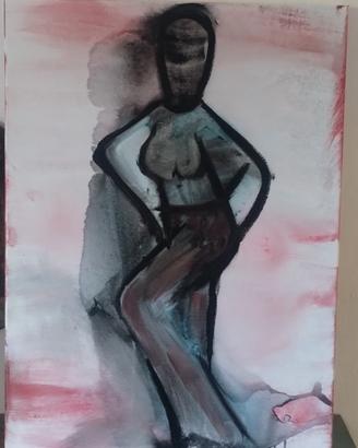 dipinto a mano moderno metafisica