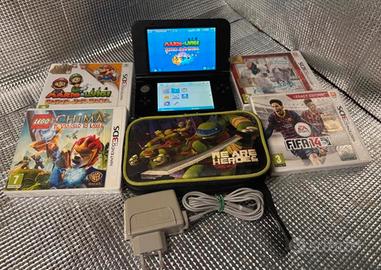 Nintendo 3DS XL blu + giochi