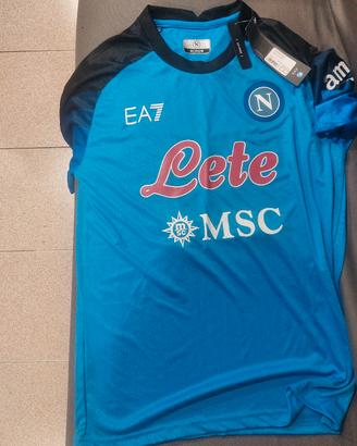 maglia napoli autografata KVARATSKHELIA