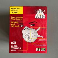 Maschera respiratoria  Sup Air con valvola FFP3 NR