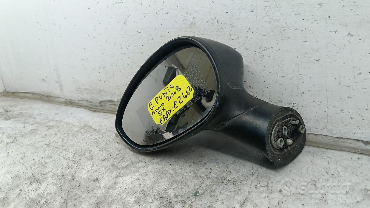 PER FIAT GRANDE PUNTO 2005>2009 CALOTTA DX NERA PER SPECCHIETTO RETROVISORE - 10