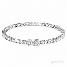 Bracciale Tennis S 925 con Zirconi 3 mm - 18 cm