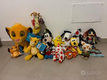 Set peluche Disney/dreamworks cartoni