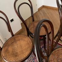 Quatto sedie Thonet  fine ottocento