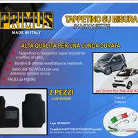 Tappetini   in MOQUETTE per Smart For Two 450/451