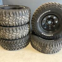 Cerchi e gomme snake 4x4 per wrangler