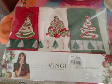 set di strofinacci da corredo e piatto  +palettina