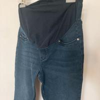 Pantalone denim Premaman H&M Tg. M