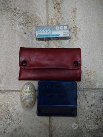 porta tabacco,gira drummini e palline per filtro