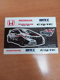 adesivo honda wtcc