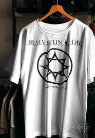Seven Steps To Die Merchandising T-shirt  Lunga