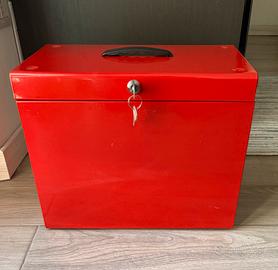 Schedario organizer per documenti con chiave