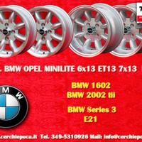 4 cerchi BMW Opel Volkswagen Minilite 6x13 7x13 1