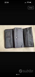 Portafoglio pelle nera