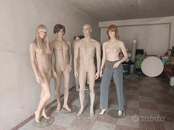 manichini uomo donna 