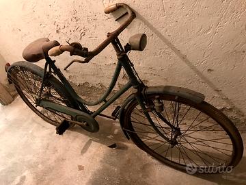 Bici vintage con freni a bacchetta
