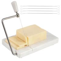 Tagliere tagliaformaggio in marmo bianco