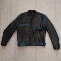 giacca moto pelle total black Spidi TG 54