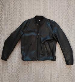 giacca moto pelle total black Spidi TG 54 Abbigliamento e