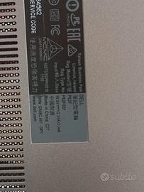 Scocca posteriore DELL Vostro P62F