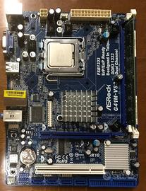 SCHEDA MADRE ASROCK G41M-VS3 CPU QUAD CORE