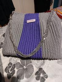 borsa a mano a uncinetto