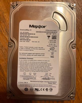 HDD Maxtor DiamondMax 250Gb