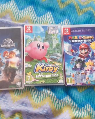 4 giochi nintentendo switch  mai usati
