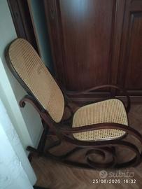 Sedia a dondolo Stile Thonet