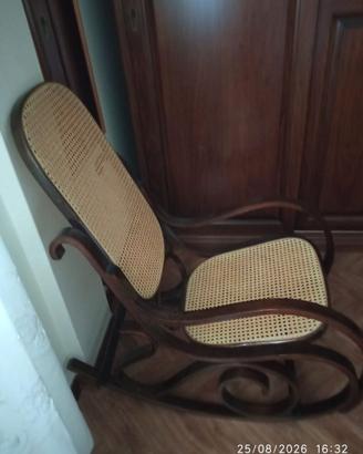 Sedia a dondolo Stile Thonet