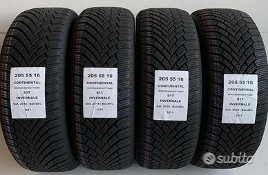 4 gomme 205 55 16 continental a1211