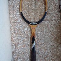 racchetta da tennis in legno 