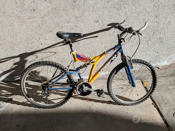 bici ragazzino biammortizzata