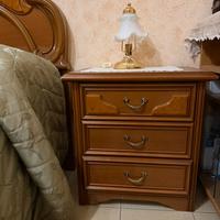 2 comodini camera da letto in legno massello