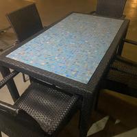 Tavolo per esterno completo di n. 4 sedie