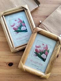 Cornici legno naturale 10x15 cm