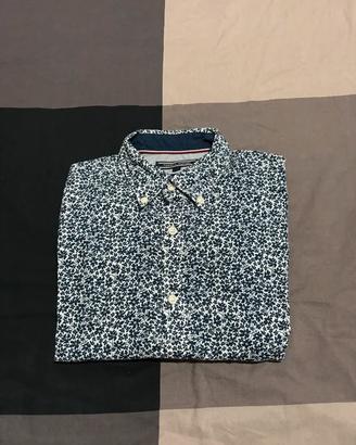 Camicia Tommy Hilfiger Uomo Floreale Lino e Cotone